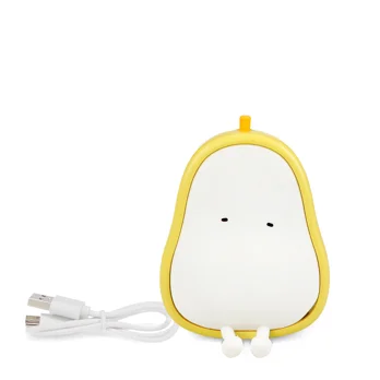 veilleuse rechargeable usb à intensité variable - poire kawaii veilleuse rechargeable usb à intensité variable - poire kawaii