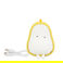 usb rechargeable dimmable night light - kawaii pear