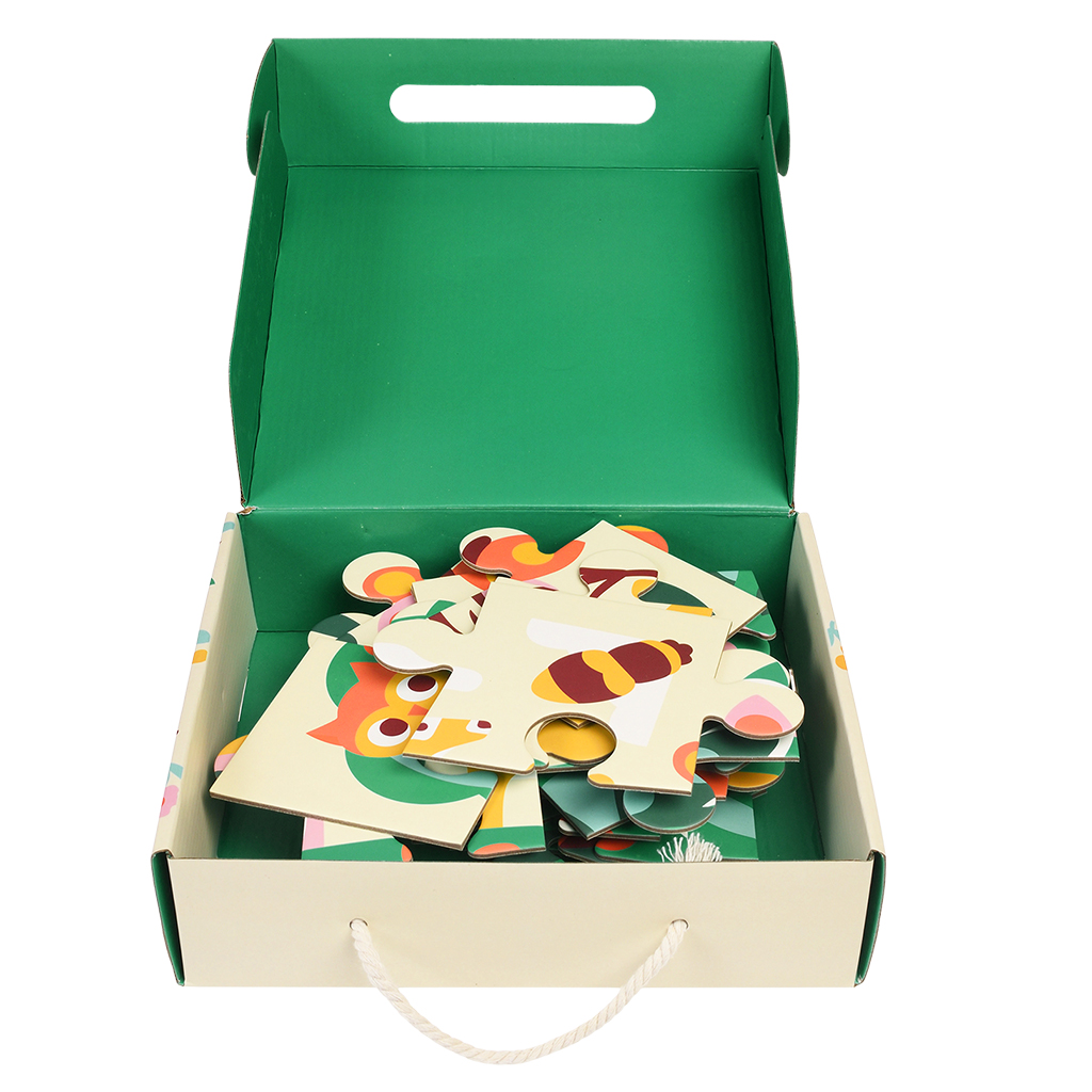 floor puzzle (24 pieces) - woodland