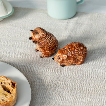 ceramic salt and pepper shakers - hedgehogs