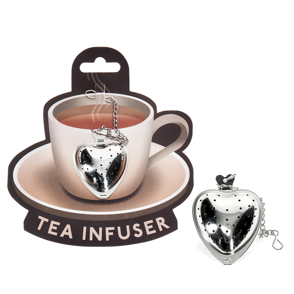 stainless steel tea infuser - heart
