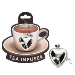 stainless steel tea infuser - heart