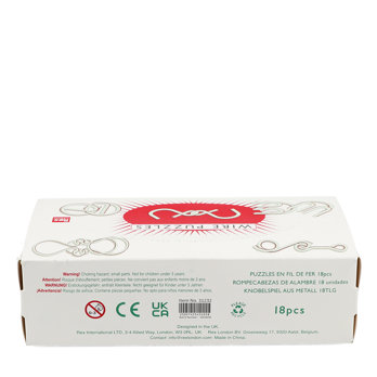 brain teaser wire puzzle - assorted