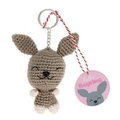crochet keyring bag charm - koala