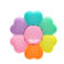 ensemble de surligneurs en forme de fleur - flower power