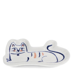 schmuckschale aus keramik - katze