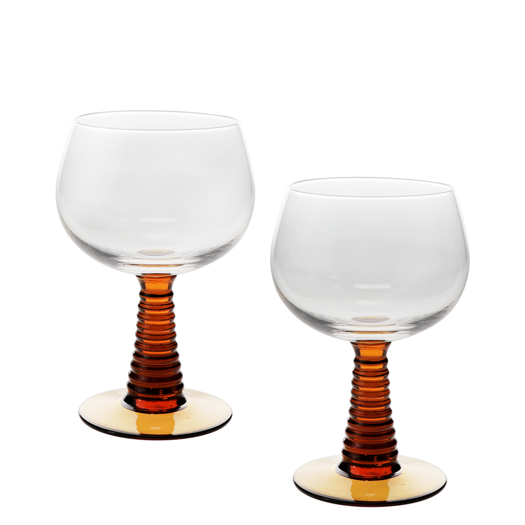 roemer-gläser 350ml (2-er set) - amber