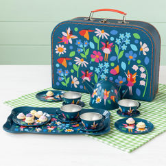 tea party set - fairies in the garden