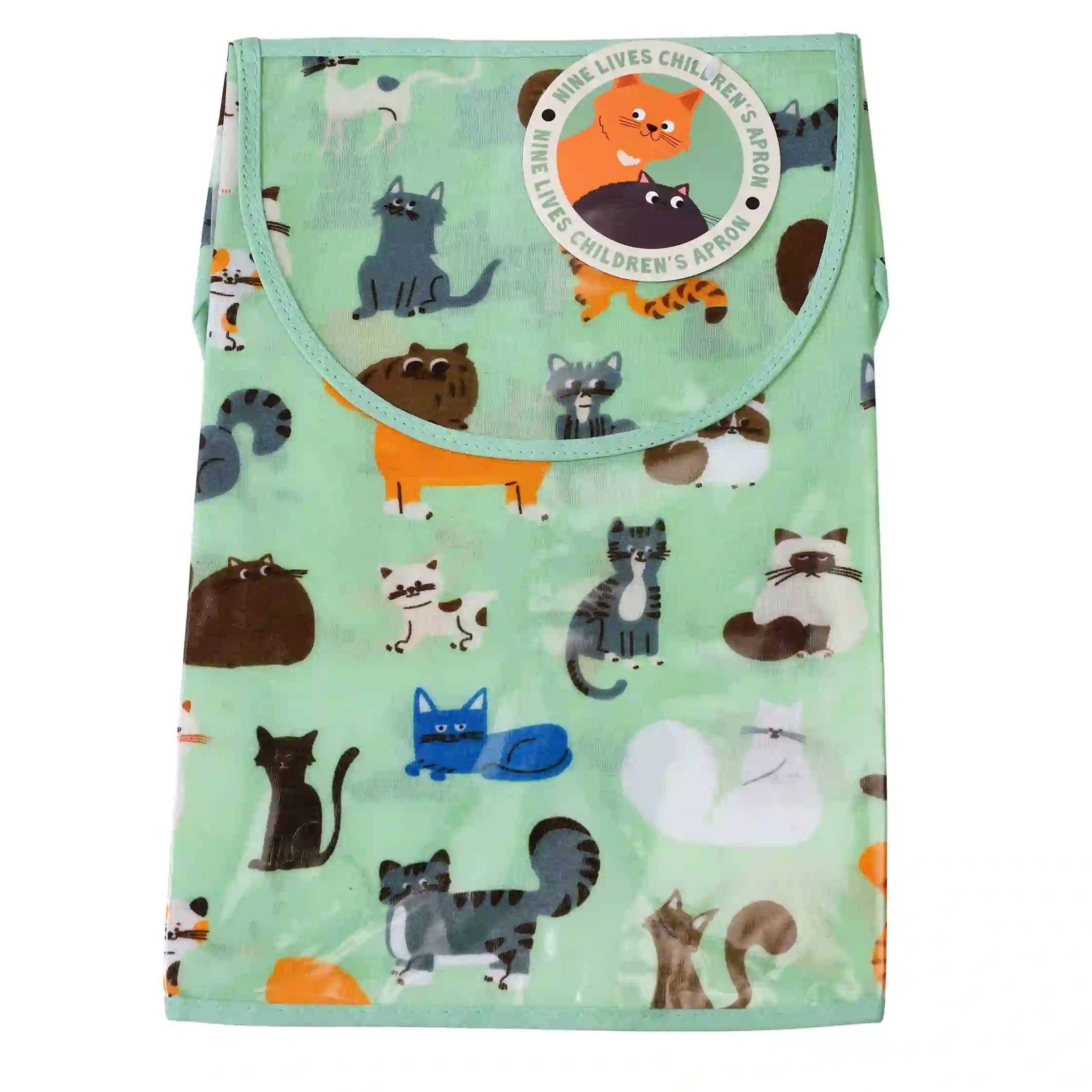 children's apron - nine lives