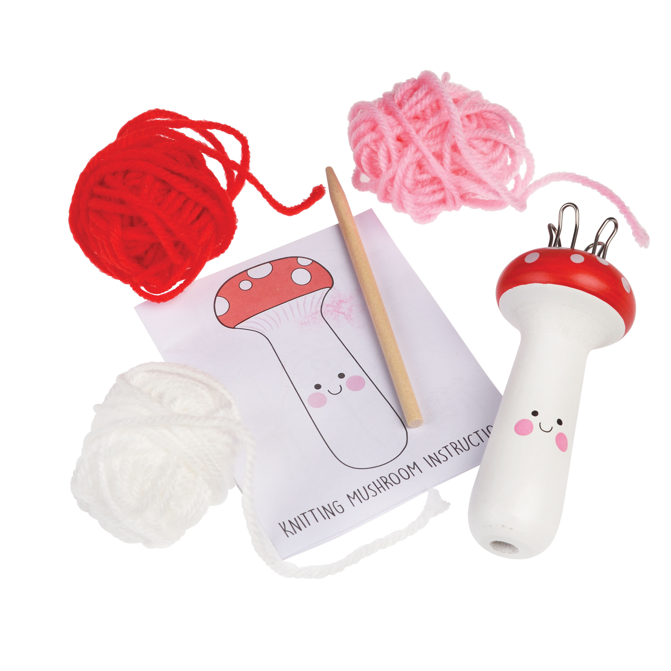knitting mushroom kit