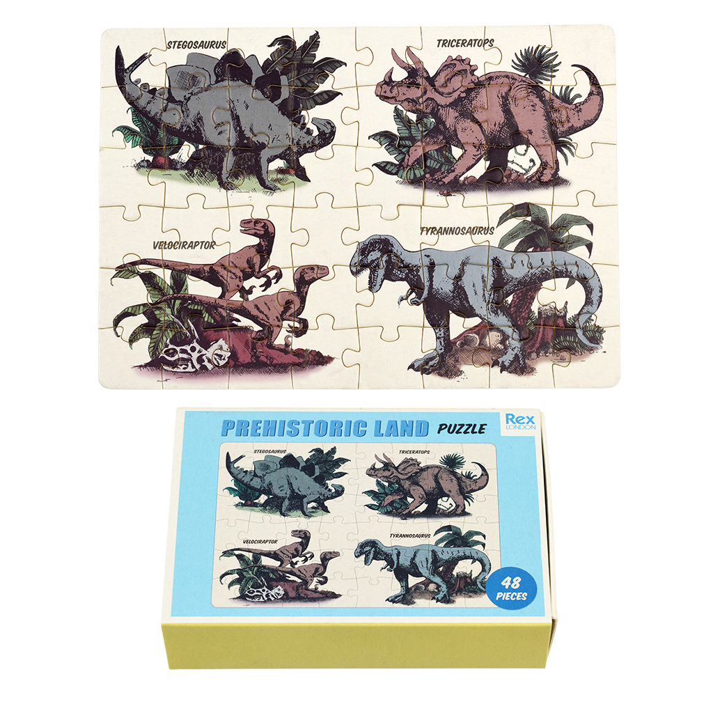 puzzle de boîte d'allumettes prehistoric land