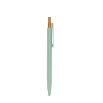 stylo à bille aluminium recyclé - vert menthe