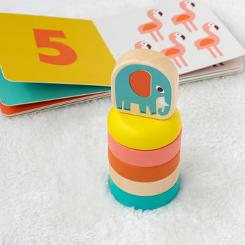 wooden stacker - wild wonders