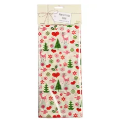 papel de seda navideño estilo años cincuenta (10 hojas)
