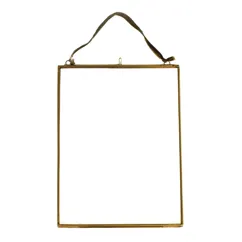 hanging brass frame 15x20cm