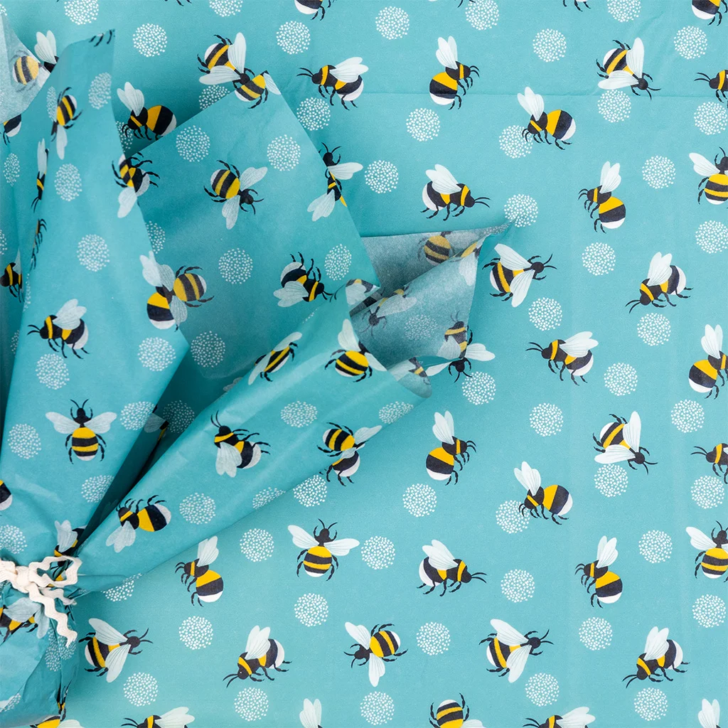 tissue paper (10 sheets) - bumblebee