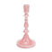 enamel candlestick (19cm) - pink