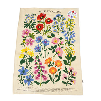 geschirrtuch wild flowers
