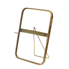 rounded standing brass frame 13x18cm
