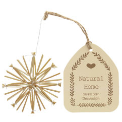 deko-stern aus stroh (8 cm)