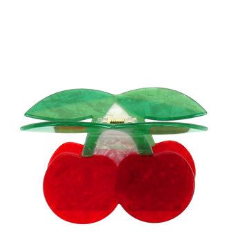 hair claw clip - cherries