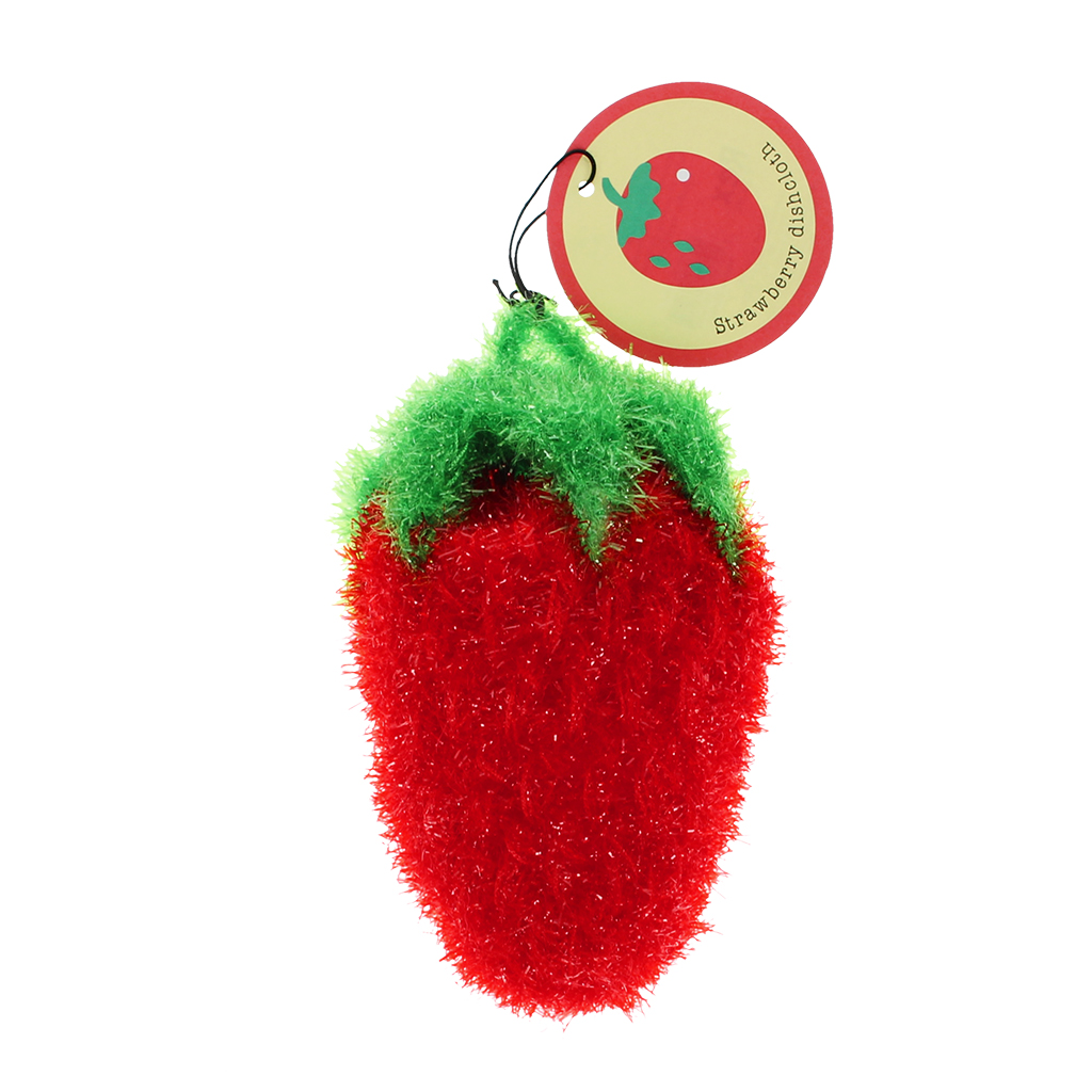 kratzfreies spültuch - strawberry