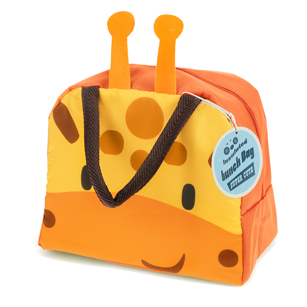 children's insulated lunch bag - giraffe