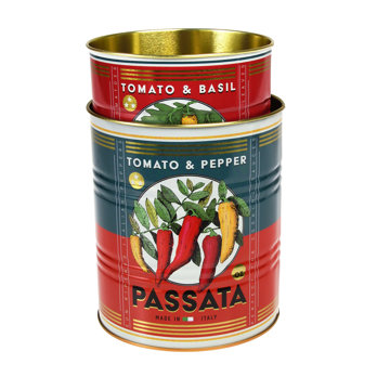 medium storage tins (set of 2) - passata