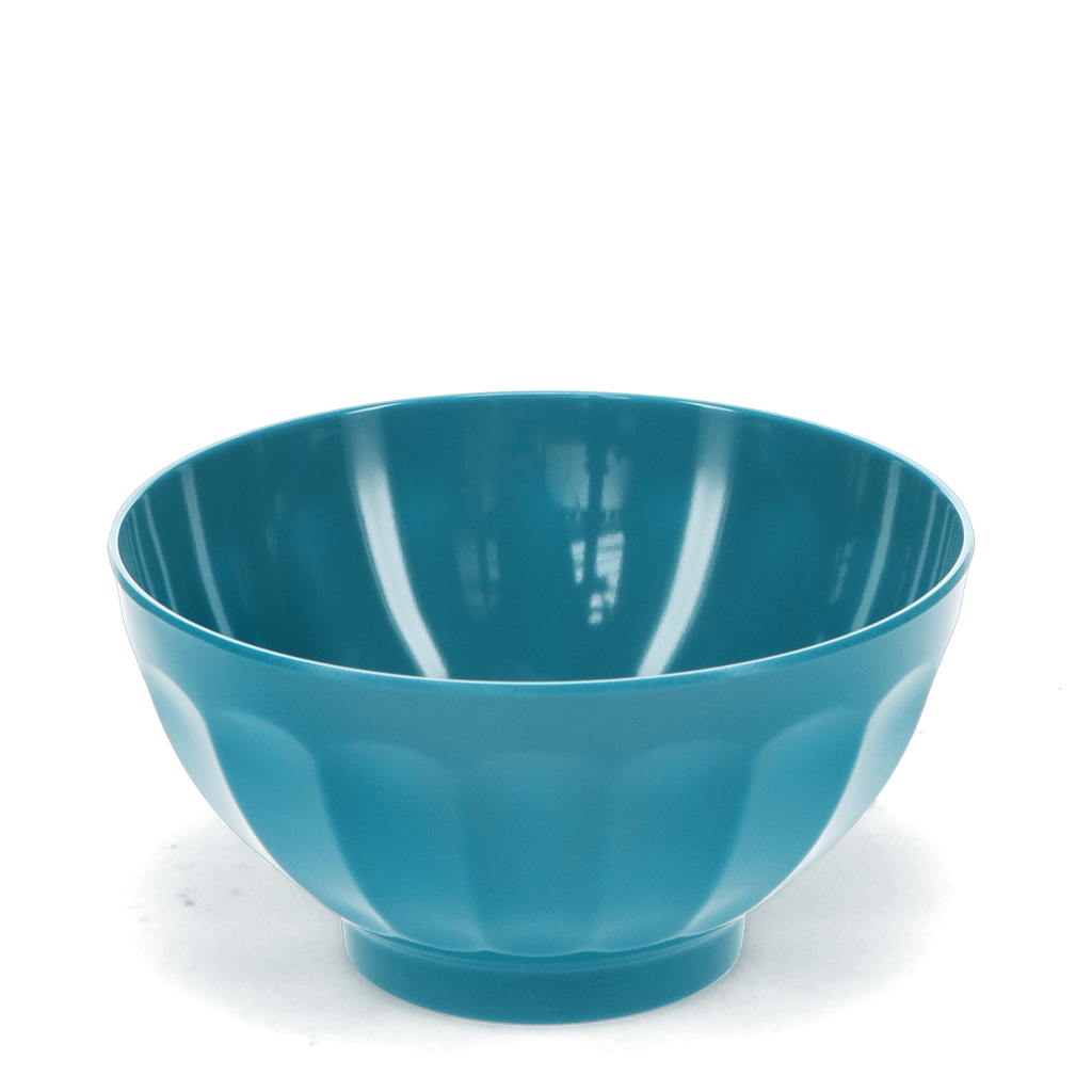 bol en mélamine - bleu pétrole