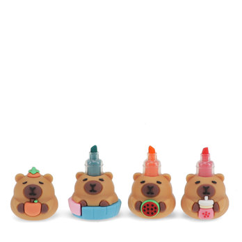 lot de surligneurs empilables - capybara