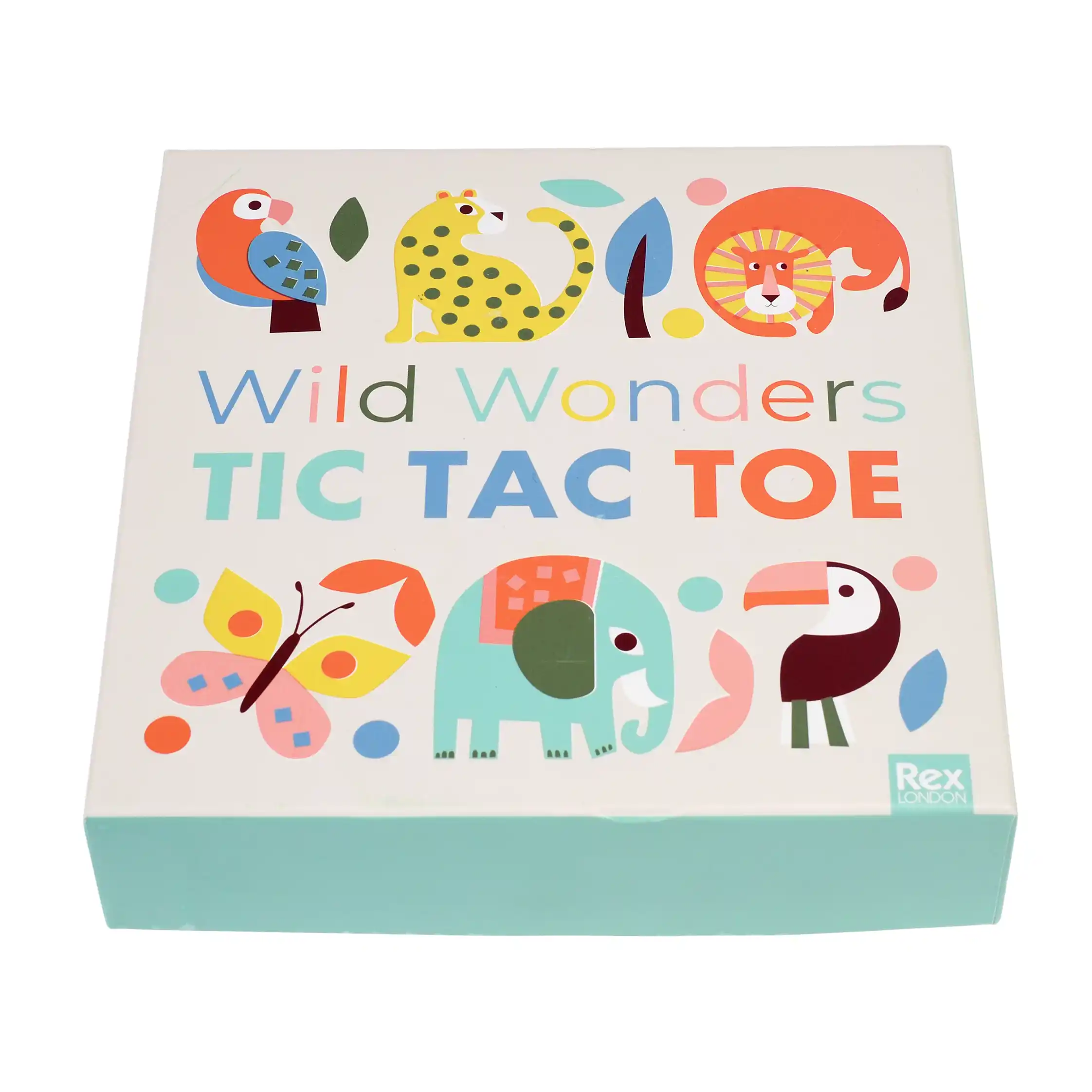 wooden tic-tac-toe - wild wonders
