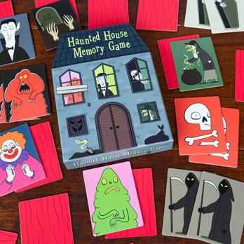 memory game (40 cards) - haunted house