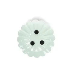 enamel flat flower candle holder - light grey enamel flat flower candle holder - light grey