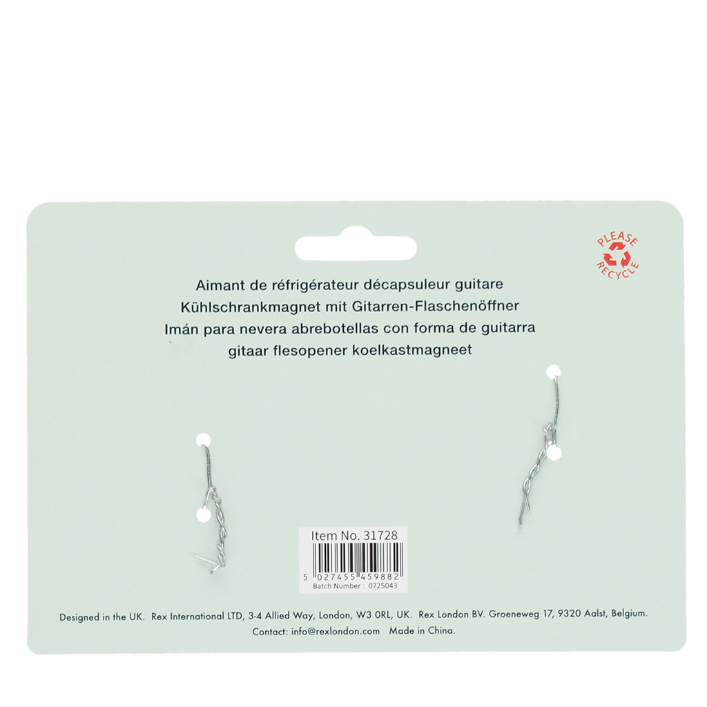 kühlschrankmagnet-flaschenöffner - gitarre