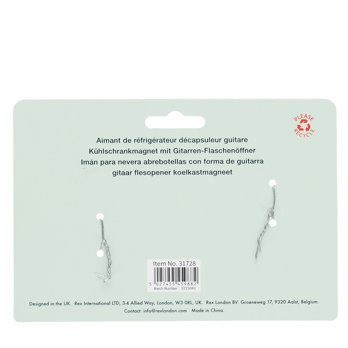 fridge magnet bottle opener - guitar