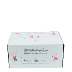 tube of colouring pencils - mouse ballet tube of colouring pencils - mouse ballet