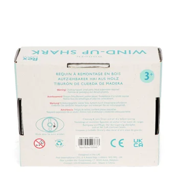 jouet de bain à remonter en bois - requin jouet de bain à remonter en bois - requin