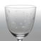verres à vin gravés étoiles 250ml (lot de 2) - transparent