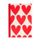 carnet a5 - coeurs
