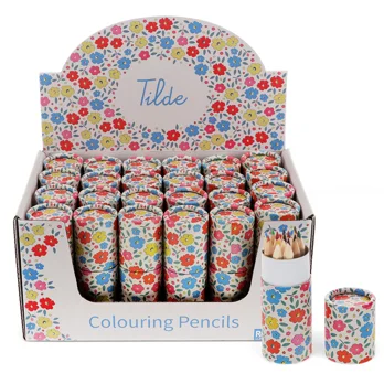 buntstifte in der pappröhre - tilde buntstifte in der pappröhre - tilde