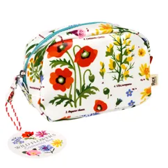 makeup bag - wild flowers