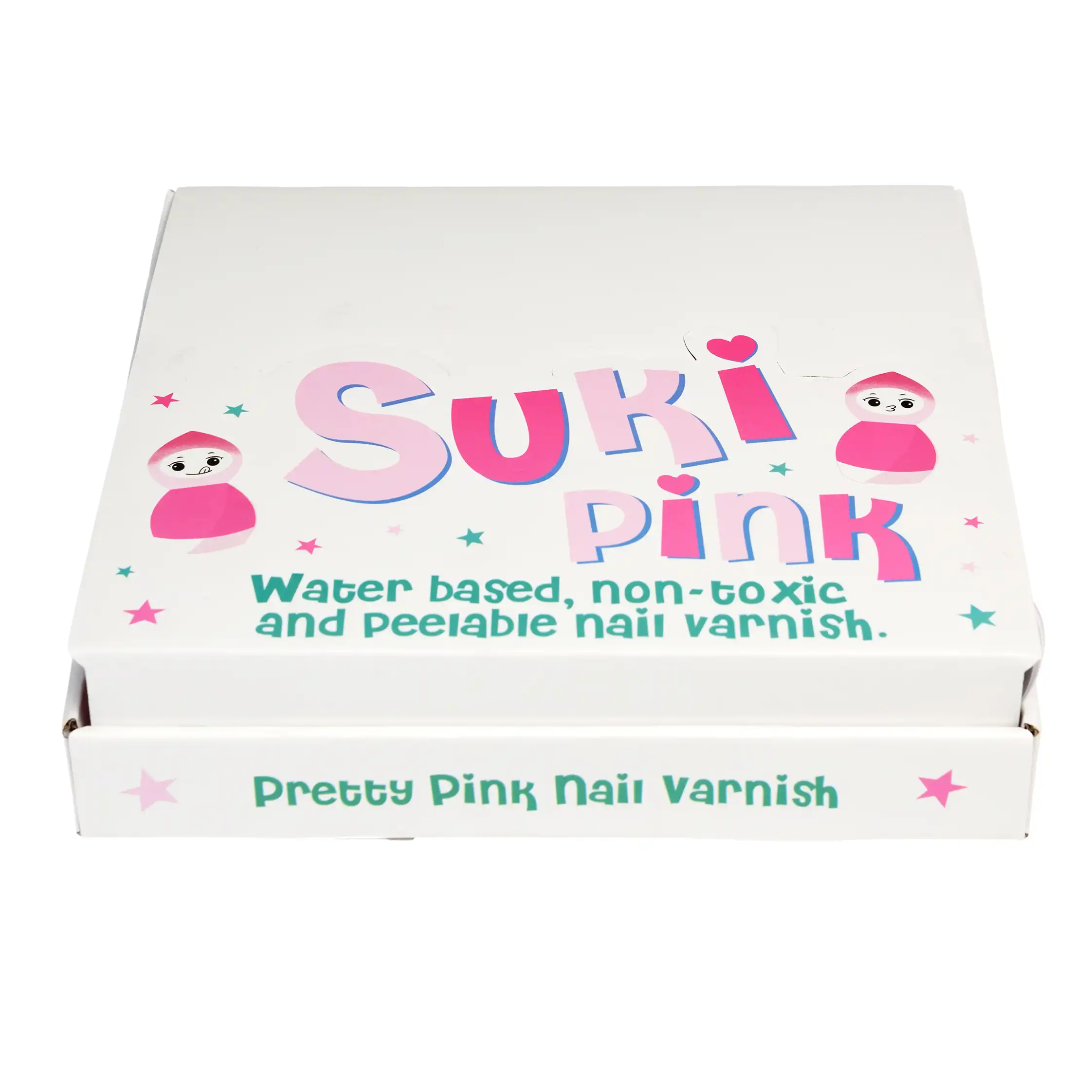 esmalte a base de agua rosado suki