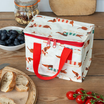 insulated lunch bag - sausage dog