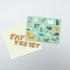 fridge magnet - nine lives fridge magnet - nine lives