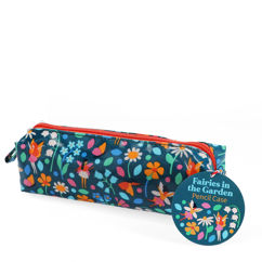 pencil case - fairies in the garden