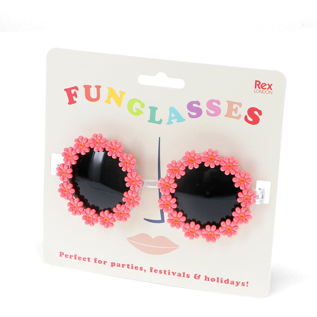 funglasses - pink daisy sunglasses
