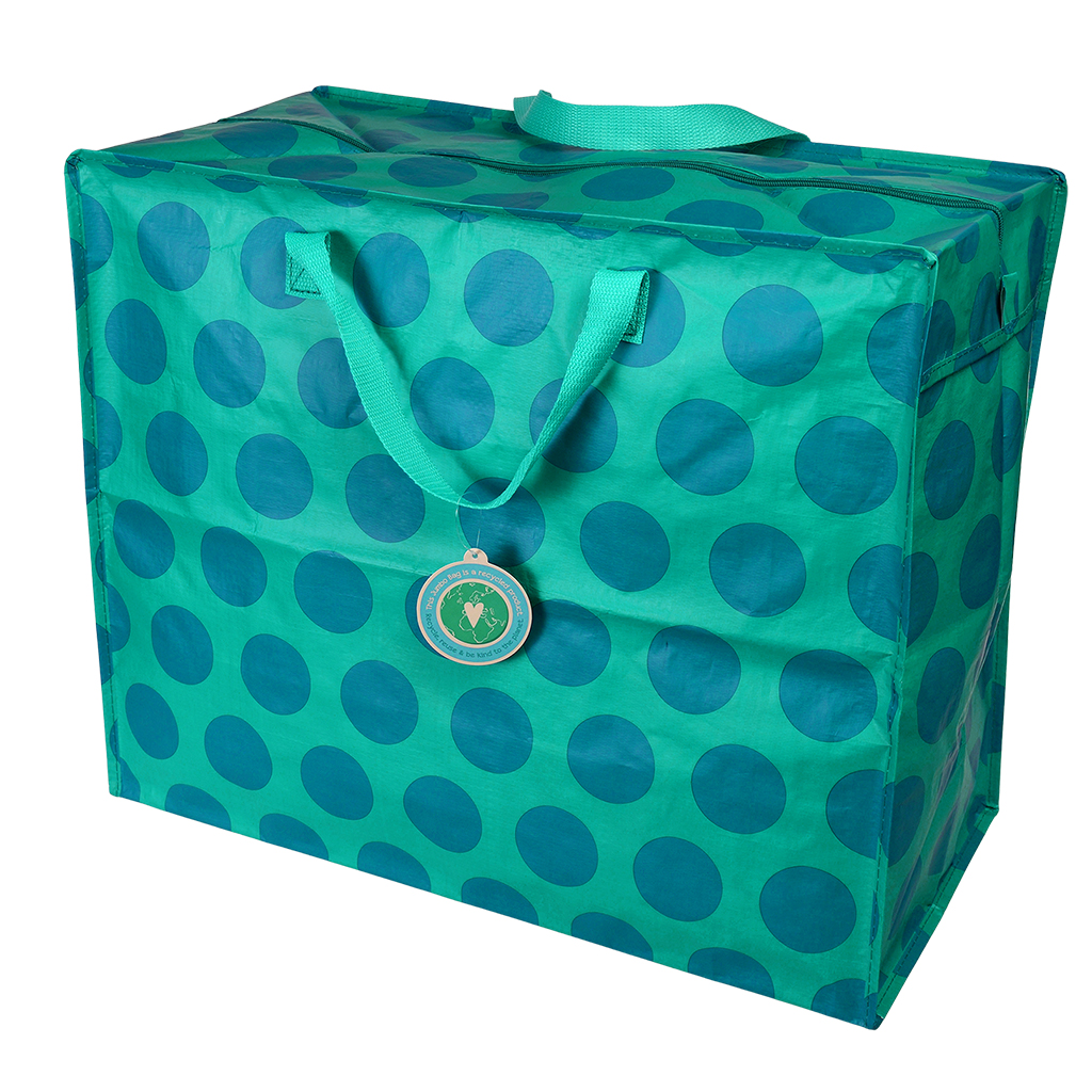 xxl-tasche spotlight blau auf türkis