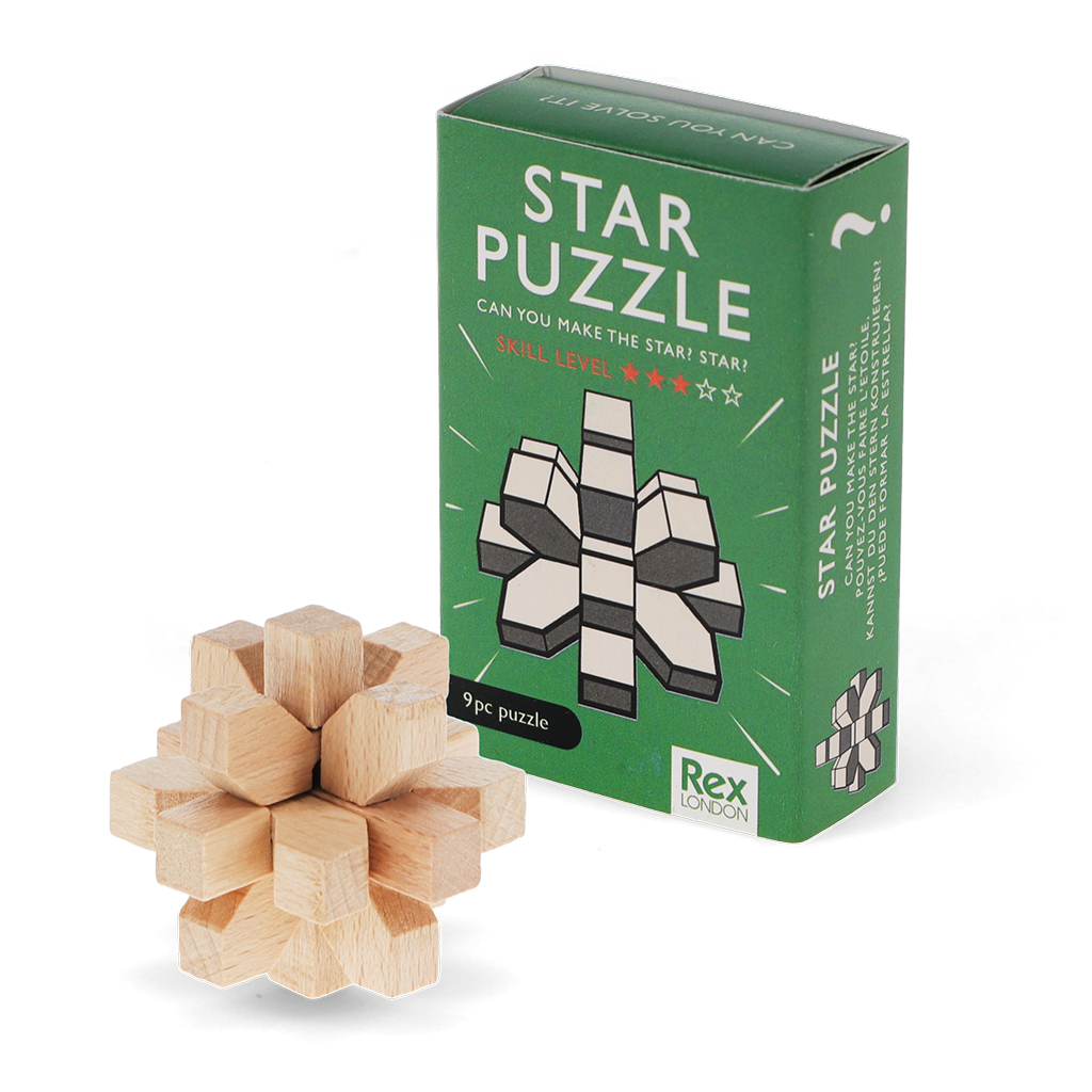 mini-puzzles en bois - assortis