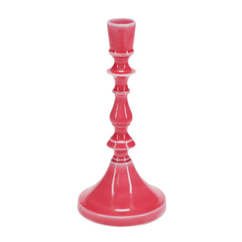 emaille-kerzenständer (19 cm) – lebhaftem pink