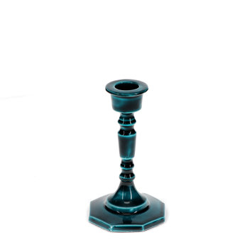 emaille-kerzenständer (13 cm) – blau